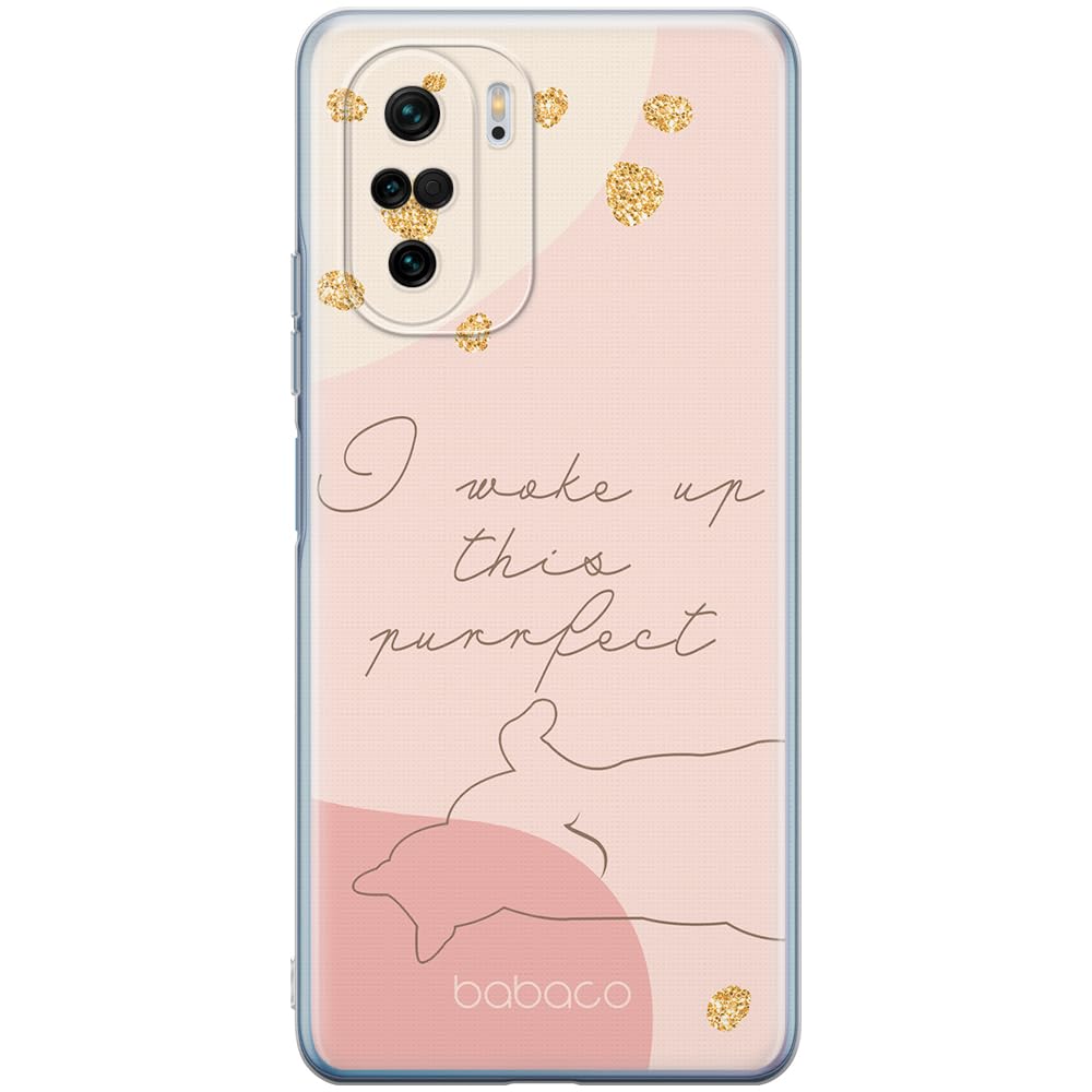 Babaco ERT GROUP mobile phone case for Xiaomi MI 11i/ REDMI K40/K40 PRO/POCO F3/ F3 PRO original and officially Licensed pattern Cats 008 adapted to the shape of the mobile phone, case made of TPU