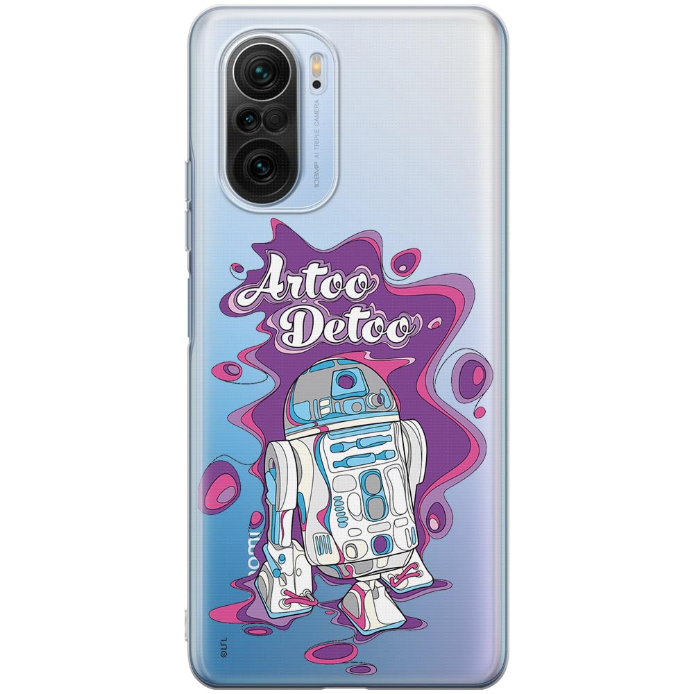 ERT GROUP mobile phone case for Xiaomi MI 11i/ REDMI K40/K40 PRO/POCO F3/ F3 PRO original and officially Licensed Star Wars pattern R2D2 002, partially transparent