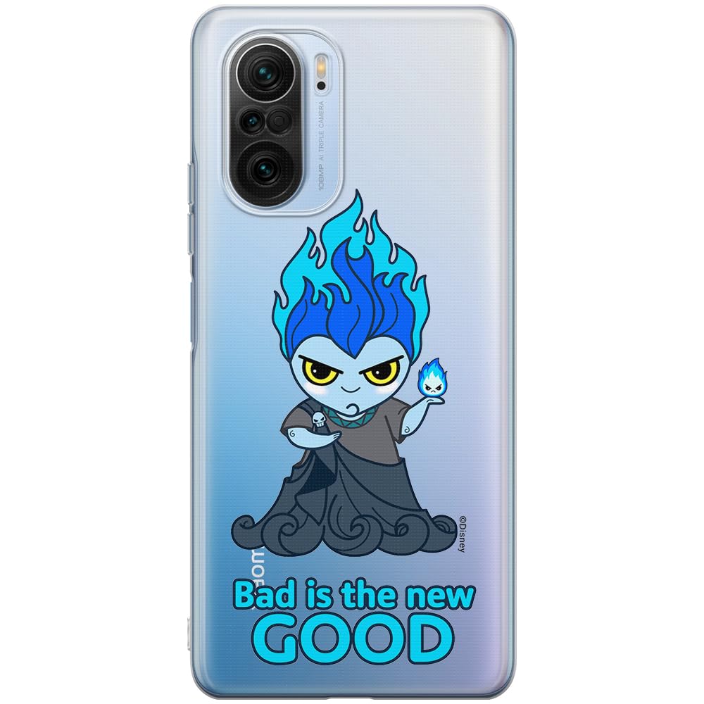 ERT GROUP mobile phone case for Xiaomi MI 11i/ REDMI K40/K40 PRO/POCO F3/ F3 PRO original and officially Licensed Disney pattern Hades 001, partially transparent