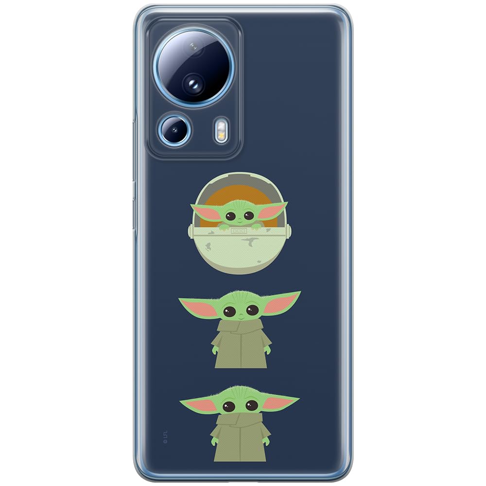 ERT GROUP mobile phone case for Xiaomi 13 LITE/CIVI 2 original and officially Licensed Star Wars pattern Baby Yoda 007 optimally adapted to the shape of the mobile phone, case made of TPU