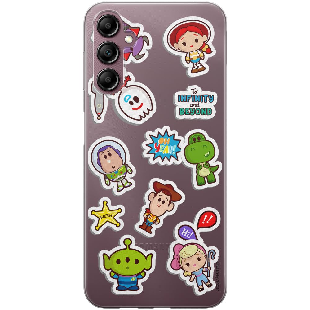 ERT GROUP mobile phone case for Samsung A14 4G/5G original and officially Licensed Disney pattern Toy Story 015 optimally adapted to the shape of the mobile phone, partially transparent