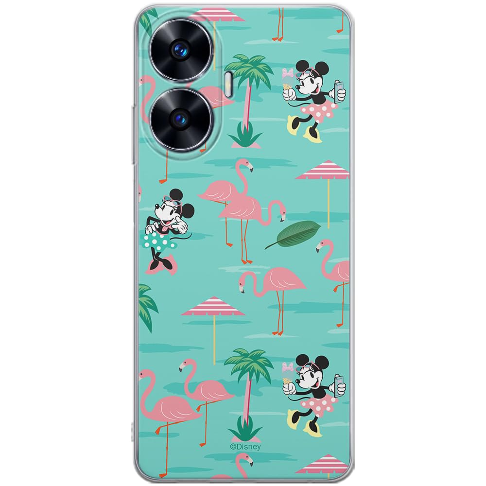 ERT GROUP mobile phone case for Realme C55 original and officially Licensed Disney pattern Minnie 038 optimally adapted to the shape of the mobile phone, case made of TPU