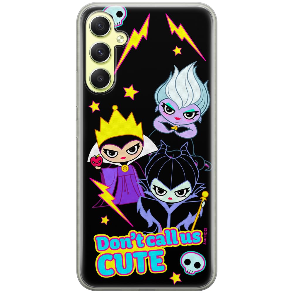 ERT GROUP mobile phone case for Samsung A34 5G original and officially Licensed Disney pattern Disney Villains 003 optimally adapted to the shape of the mobile phone, case made of TPU