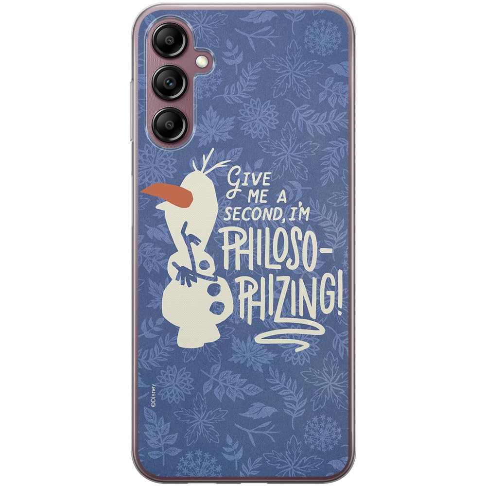 ERT GROUP mobile phone case for Samsung A14 4G/5G original and officially Licensed Disney pattern Olaf 005 optimally adapted to the shape of the mobile phone, case made of TPU