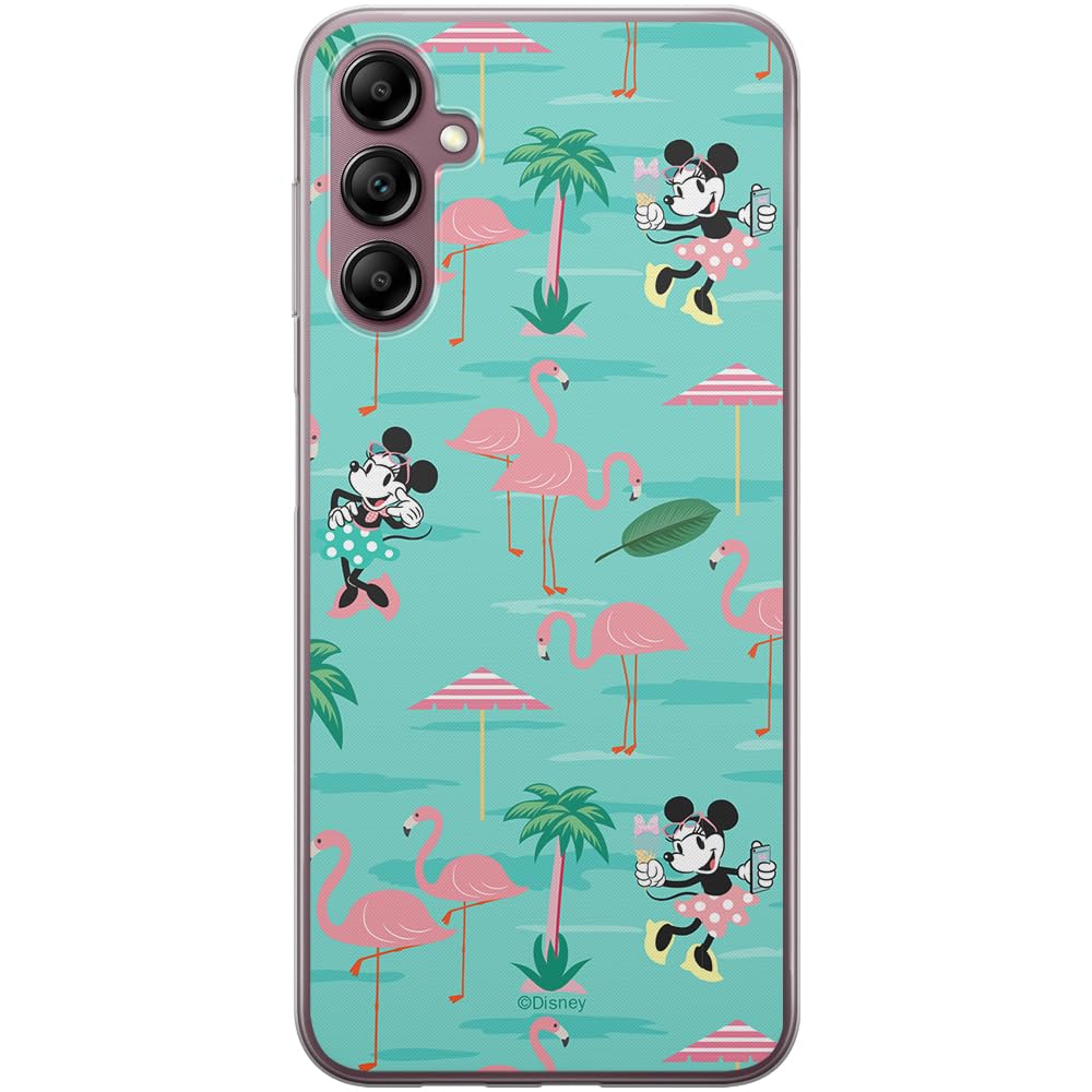 ERT GROUP mobile phone case for Samsung A14 4G/5G original and officially Licensed Disney pattern Minnie 038 optimally adapted to the shape of the mobile phone, case made of TPU