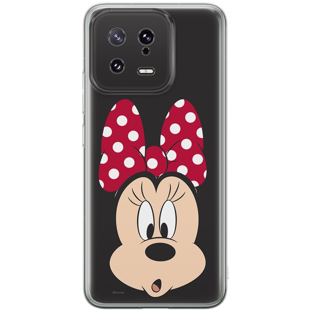 ERT GROUP mobile phone case for Xiaomi 13 original and officially Licensed Disney pattern Minnie 054 optimally adapted to the shape of the mobile phone, case made of TPU