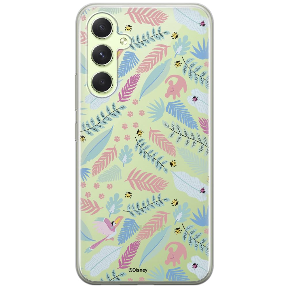 ERT GROUP mobile phone case for Samsung A54 5G original and officially Licensed Disney pattern The Lion King 001 optimally adapted to the shape of the mobile phone, partially transparent