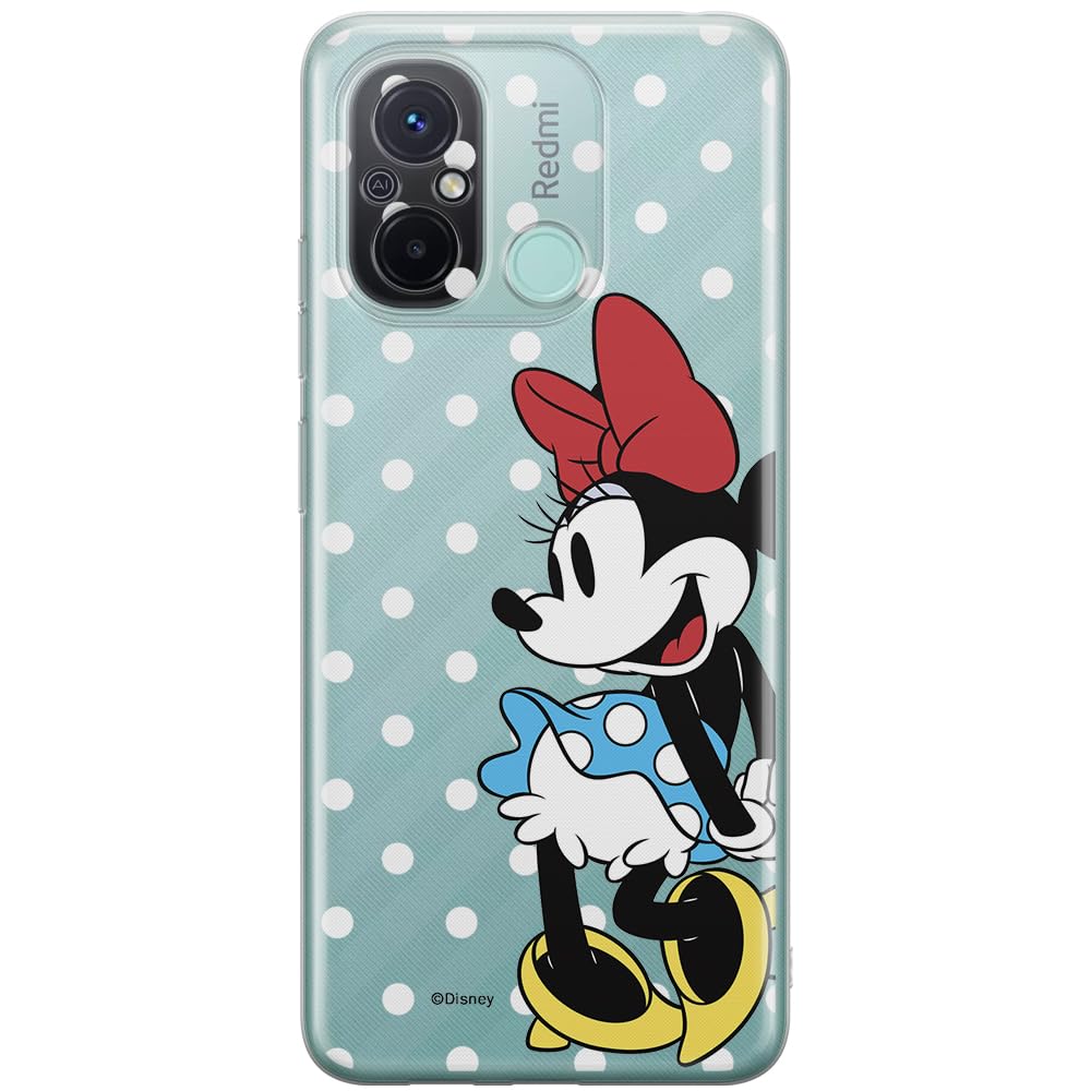 ERT GROUP mobile phone case for Xiaomi REDMI 12C/ REDMI 11A original and officially Licensed Disney pattern Minnie 034 optimally adapted to the shape of the mobile phone, partially transparent