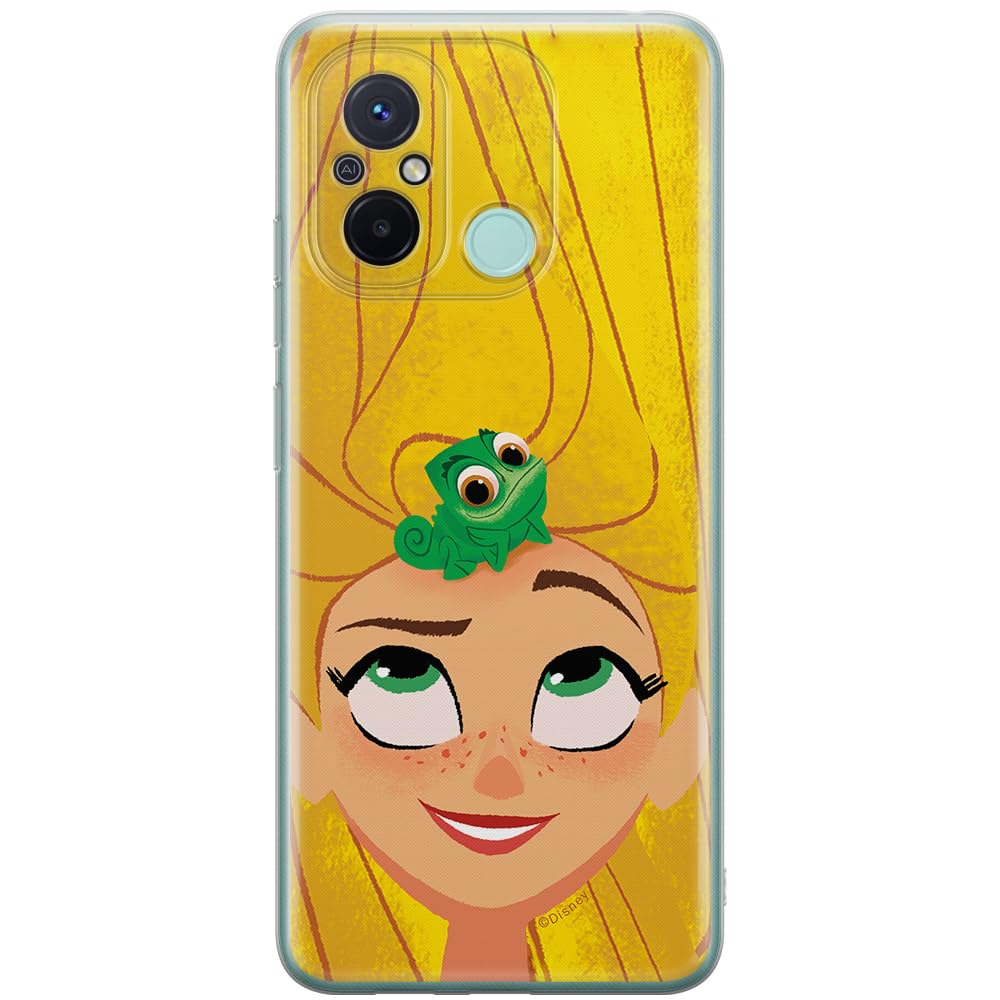 ERT GROUP mobile phone case for Xiaomi REDMI 12C/ REDMI 11A original and officially Licensed Disney pattern Rapunzel & Pascal 001 optimally adapted to the shape of the mobile phone, case made of TPU
