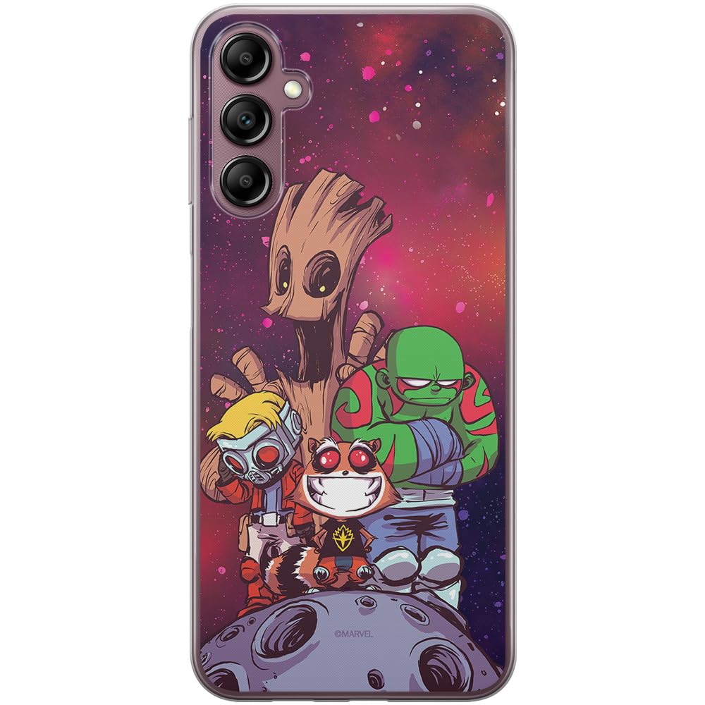 ERT GROUP mobile phone case for Samsung A14 4G/5G original and officially Licensed Marvel pattern Guardians of the Galaxy 017 optimally adapted to the shape of the mobile phone, case made of TPU