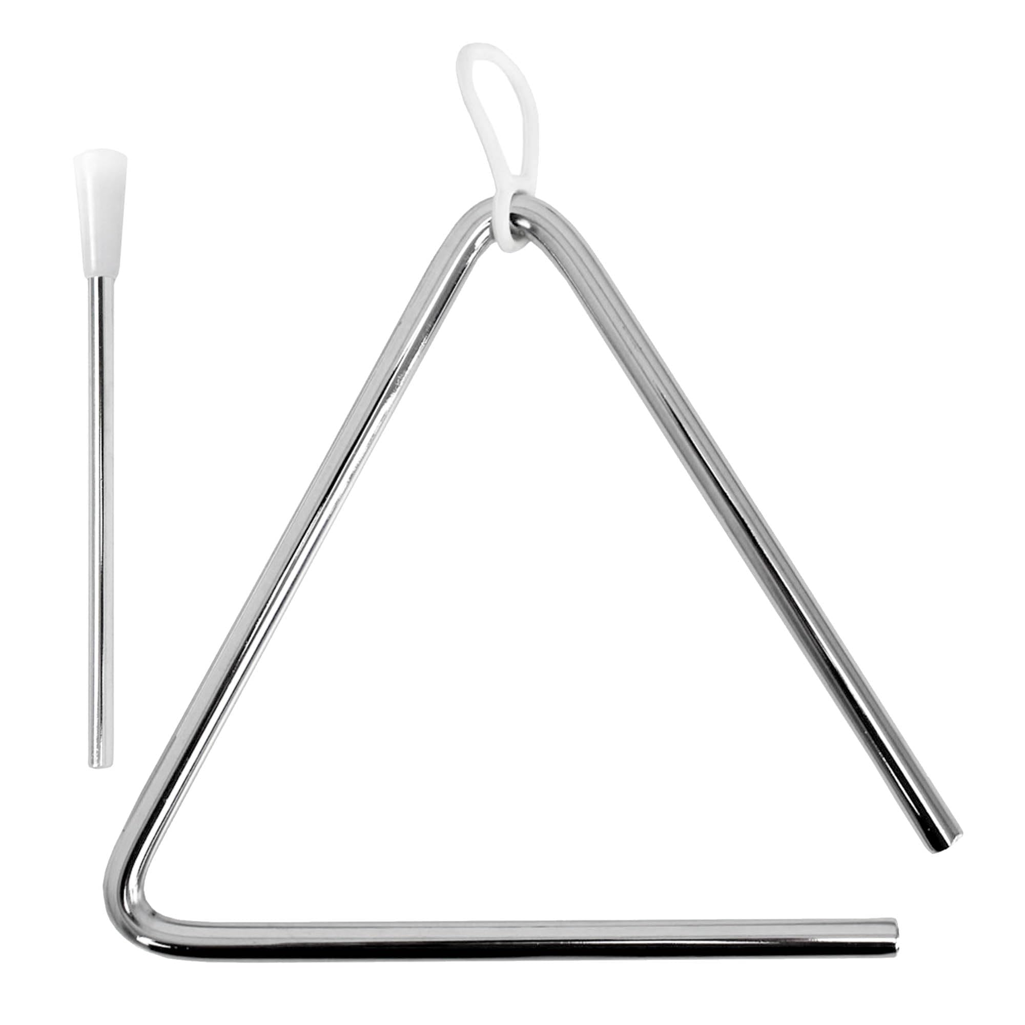 A-Star Traditional Metal Musical Triangle - 15cm/8inch with Metal Beater