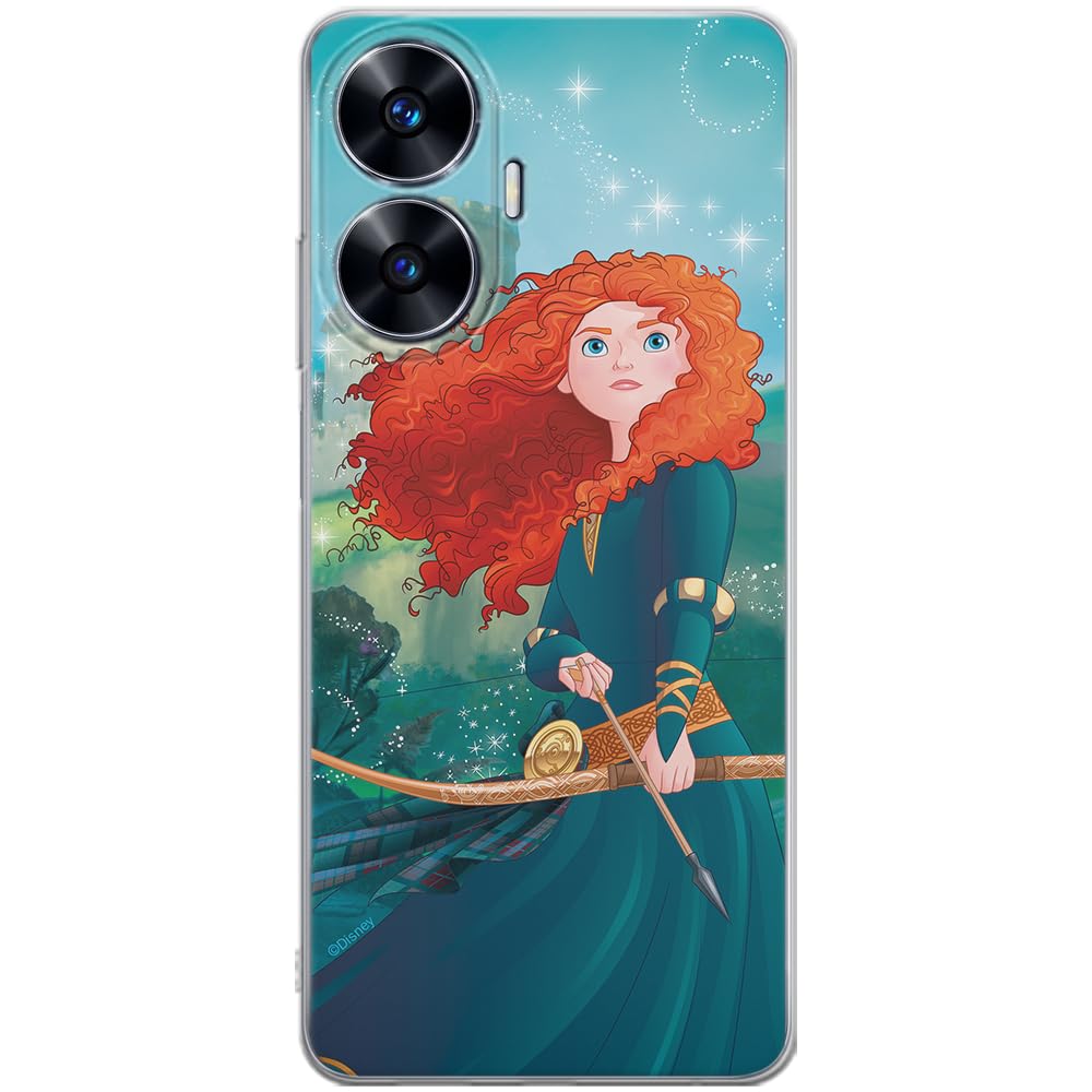 ERT GROUP mobile phone case for Realme C55 original and officially Licensed Disney pattern Merida 002 optimally adapted to the shape of the mobile phone, case made of TPU