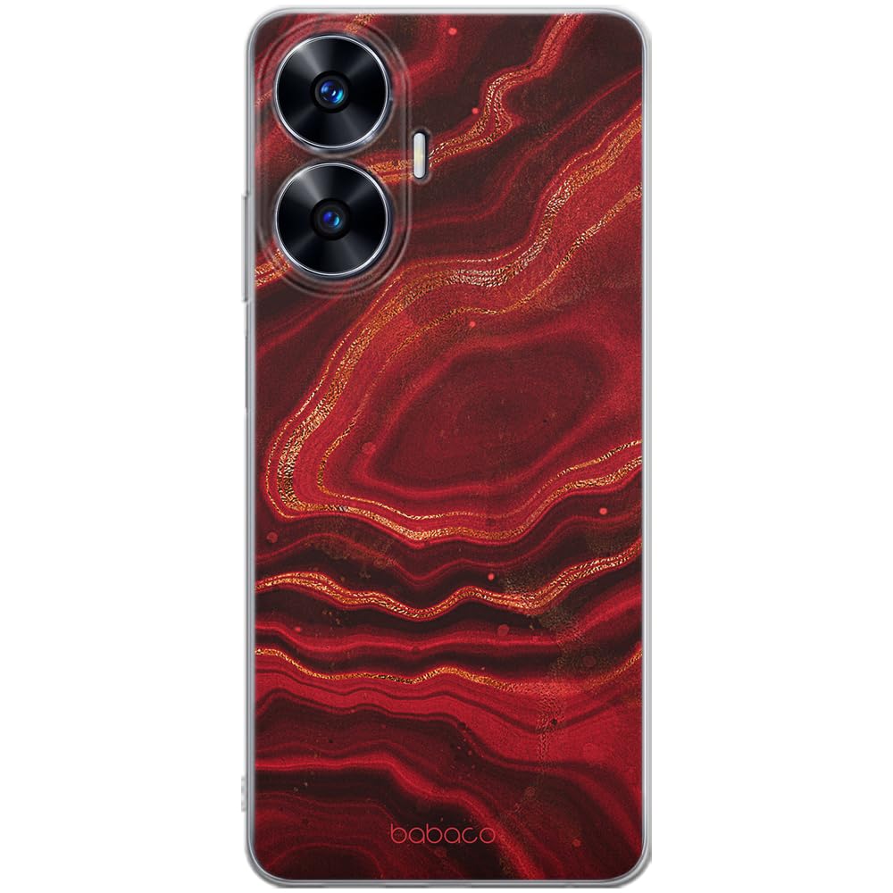 Babaco ERT GROUP mobile phone case for Realme C55 original and officially Licensed pattern Marble 012 optimally adapted to the shape of the mobile phone, case made of TPU