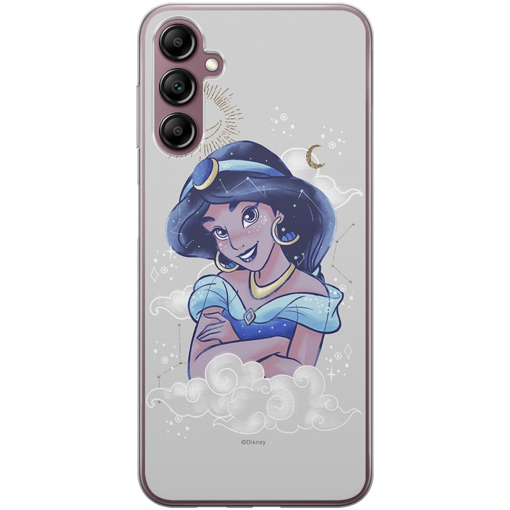 ERT GROUP mobile phone case for Samsung A14 4G/5G original and officially Licensed Disney pattern Jasmine 005 optimally adapted to the shape of the mobile phone, case made of TPU