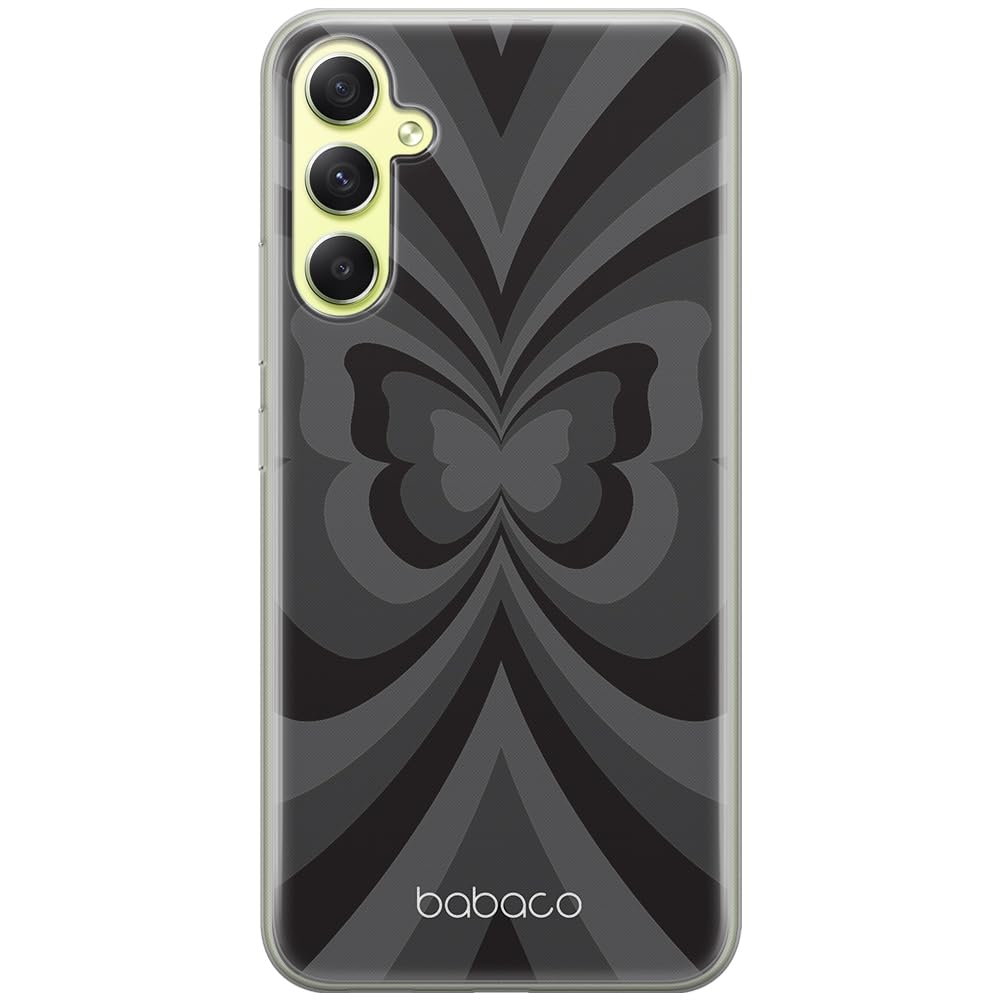 Babaco ERT GROUP mobile phone case for Samsung A34 5G original and officially Licensed pattern Butterflies 001 optimally adapted to the shape of the mobile phone, case made of TPU