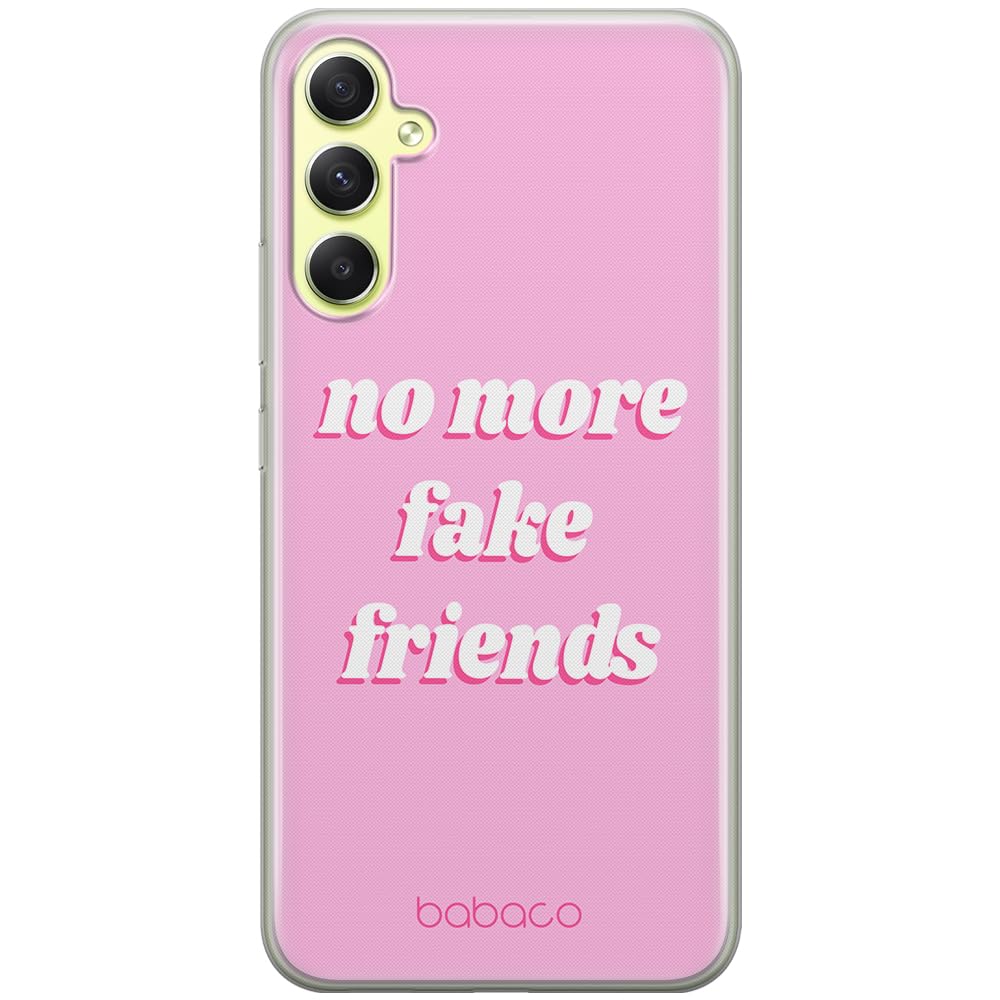 Babaco ERT GROUP mobile phone case for Samsung A34 5G original and officially Licensed pattern 90's Girl 005 optimally adapted to the shape of the mobile phone, case made of TPU