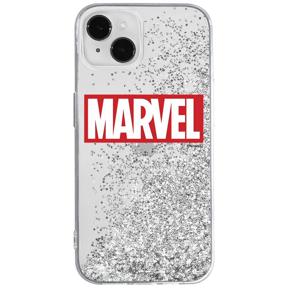 ERT GROUP mobile phone case for Apple Iphone 14 PLUS original and officially Licensed Marvel pattern Marvel 006 optimally adapted to the mobile phone, with glitter overflow effect