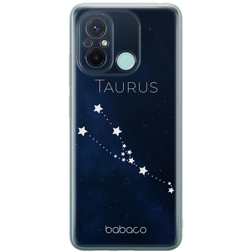 Babaco ERT GROUP mobile phone case for Xiaomi REDMI 12C/ REDMI 11A original and officially Licensed pattern Zodiac Constellation 002 adapted to the shape of the mobile phone, case made of TPU