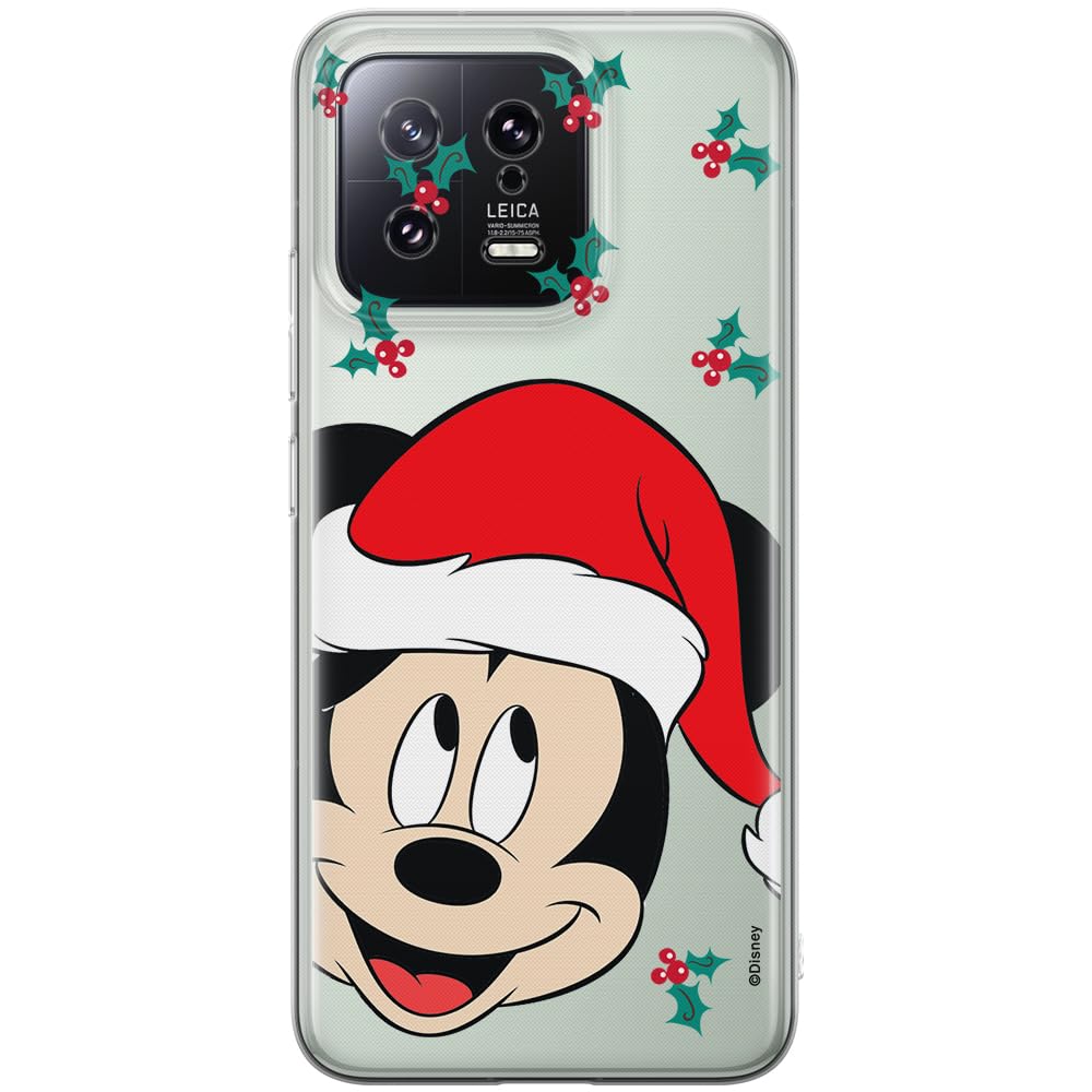 ERT GROUP mobile phone case for Xiaomi 13 original and officially Licensed Disney pattern Mickey 041 optimally adapted to the shape of the mobile phone, partially transparent