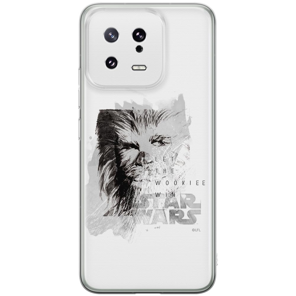 ERT GROUP mobile phone case for Xiaomi 13 original and officially Licensed Star Wars pattern Chewbacca 004 optimally adapted to the shape of the mobile phone, case made of TPU