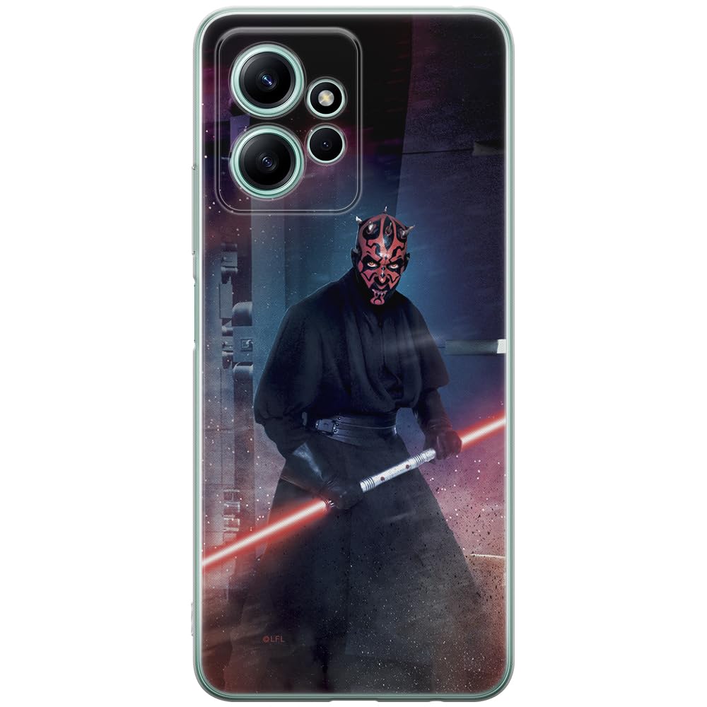 ERT GROUP mobile phone case for Xiaomi REDMI NOTE 12 4G original and officially Licensed Star Wars pattern Darth Maul 001 optimally adapted to the shape of the mobile phone, case made of TPU