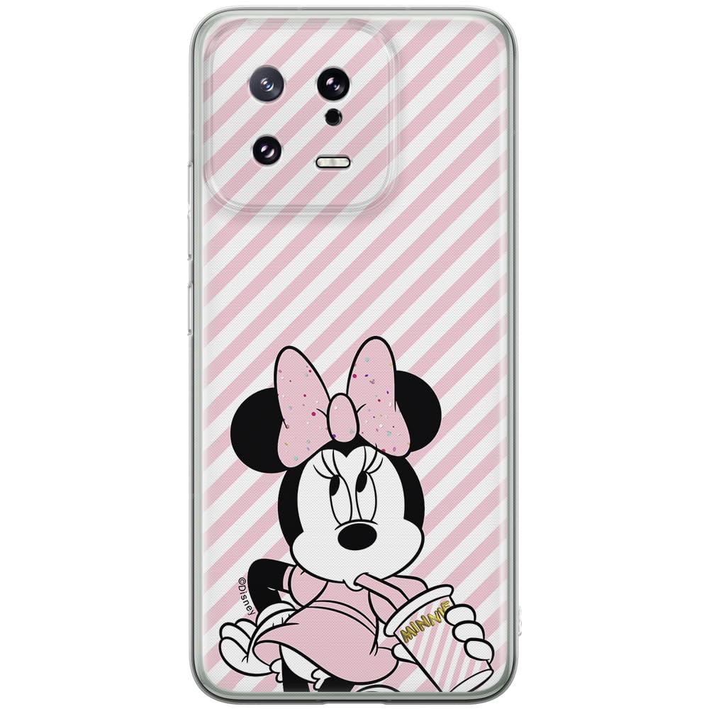 ERT GROUP mobile phone case for Xiaomi 13 original and officially Licensed Disney pattern Minnie 017 optimally adapted to the shape of the mobile phone, case made of TPU