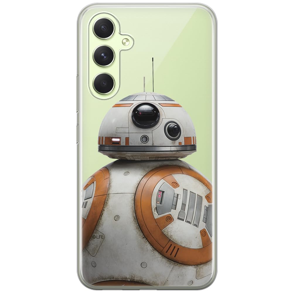 ERT GROUP mobile phone case for Samsung A54 5G original and officially Licensed Star Wars pattern BB 8 002 optimally adapted to the shape of the mobile phone, partially transparent