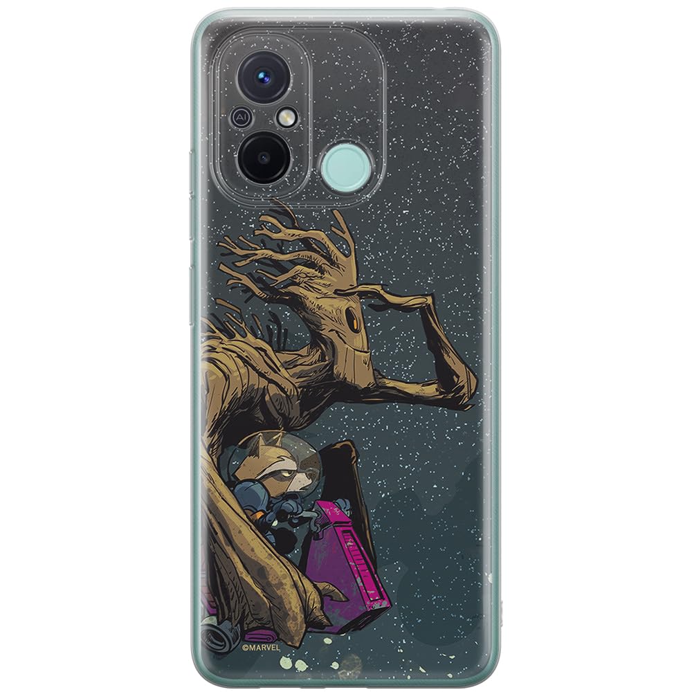 ERT GROUP mobile phone case for Xiaomi REDMI 12C/ REDMI 11A original and officially Licensed Marvel pattern Guardians of the Galaxy 003 adapted to the shape of the mobile phone, case made of TPU