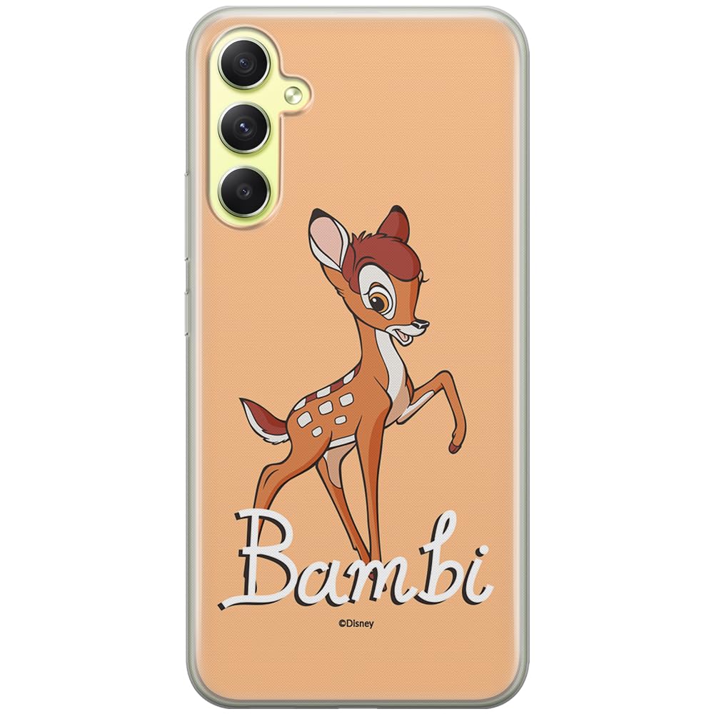ERT GROUP mobile phone case for Samsung A34 5G original and officially Licensed Disney pattern Bambi 013 optimally adapted to the shape of the mobile phone, case made of TPU