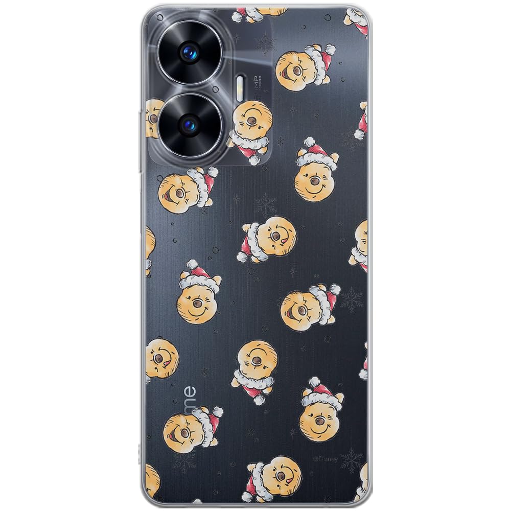 ERT GROUP mobile phone case for Realme C55 original and officially Licensed Disney pattern Winnie the Pooh & Friends 023 optimally adapted to the shape of the mobile phone, partially transparent