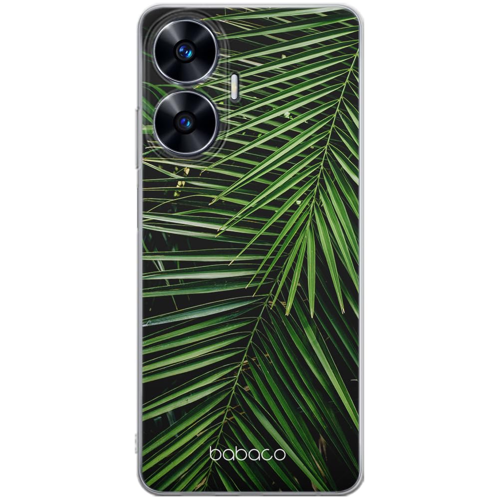 Babaco ERT GROUP mobile phone case for Realme C55 original and officially Licensed pattern Plants 002 optimally adapted to the shape of the mobile phone, case made of TPU