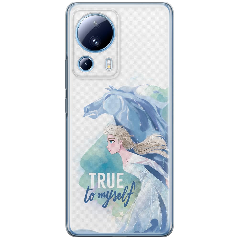 ERT GROUP mobile phone case for Xiaomi 13 LITE/CIVI 2 original and officially Licensed Disney pattern Elsa 012 optimally adapted to the shape of the mobile phone, case made of TPU