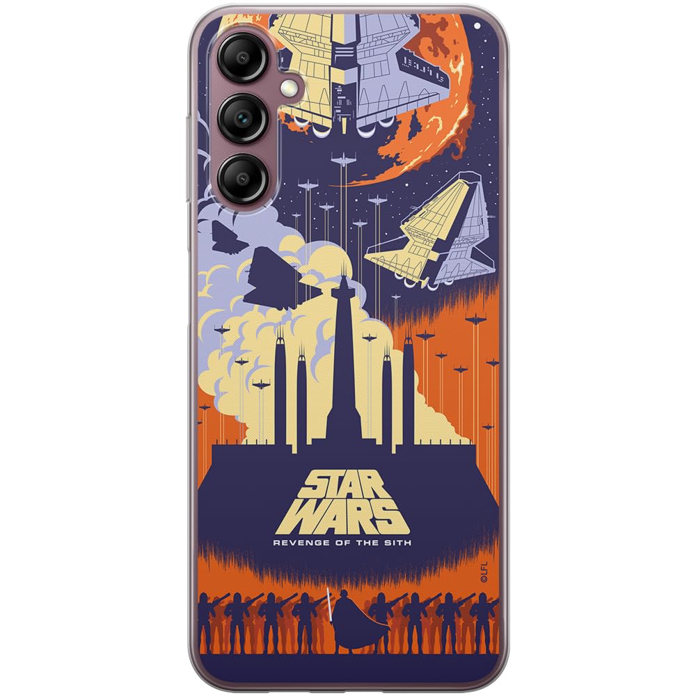 ERT GROUP mobile phone case for Samsung A14 4G/5G original and officially Licensed Star Wars pattern 030 optimally adapted to the shape of the mobile phone, case made of TPU