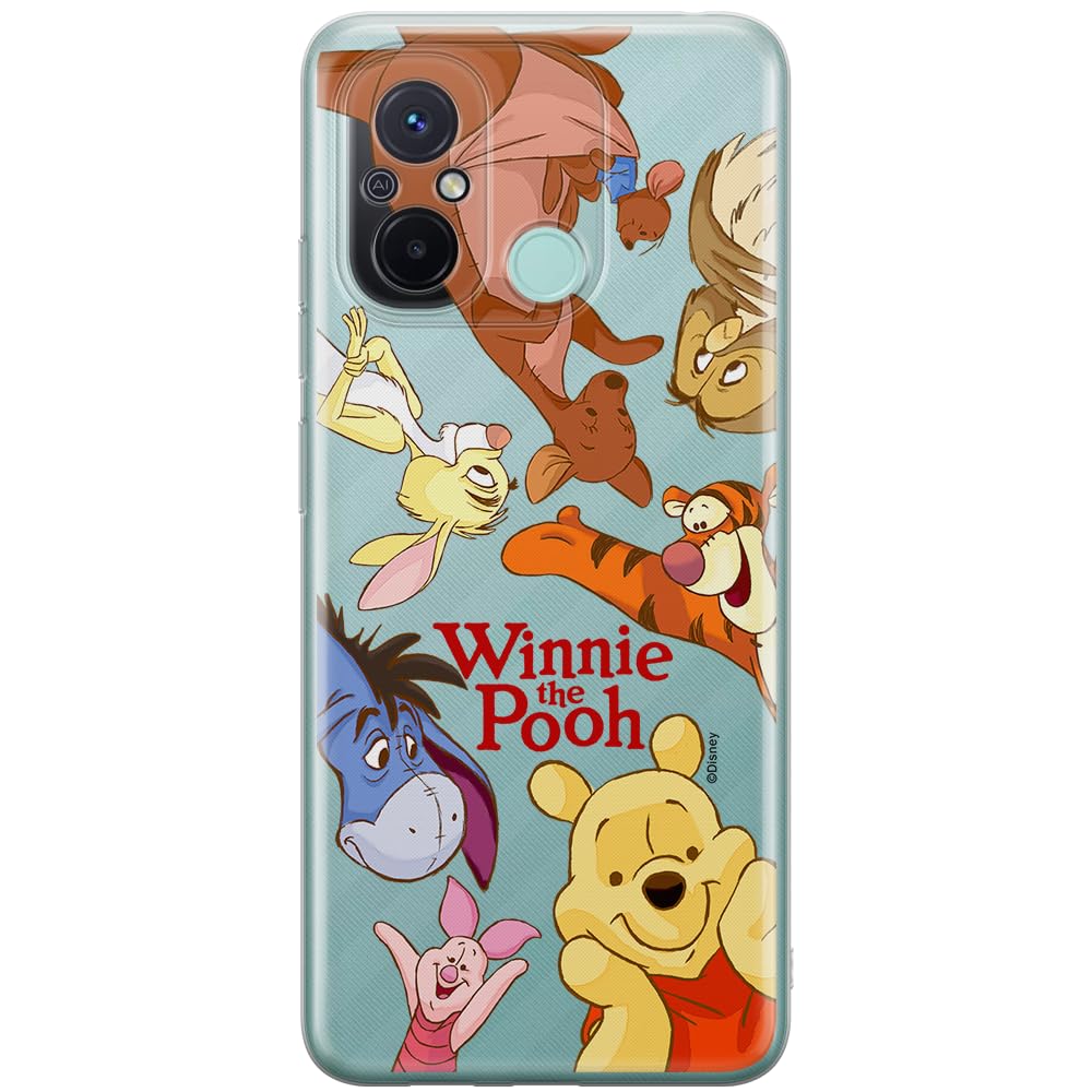 ERT GROUP mobile phone case for Xiaomi REDMI 12C/ REDMI 11A original and officially Licensed Disney pattern Winnie the Pooh & Friends 046, partially transparent