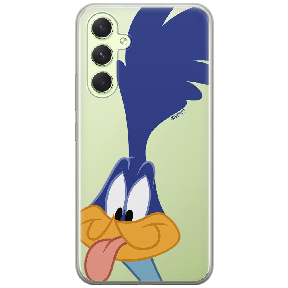ERT GROUP mobile phone case for Samsung A54 5G original and officially Licensed Looney Tunes pattern Road Runner 002 optimally adapted to the shape of the mobile phone, partially transparent