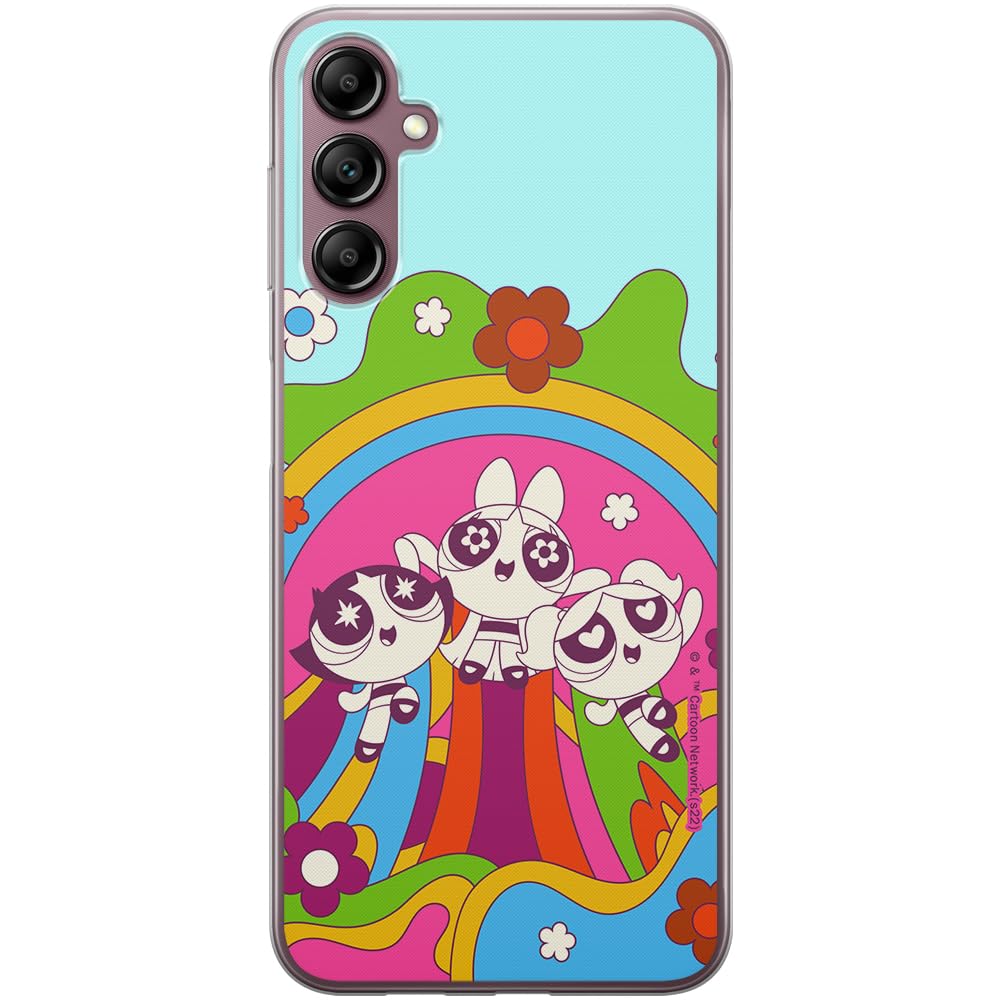 ERT GROUP mobile phone case for Samsung A14 4G/5G original and officially Licensed The Powerpuff Girls pattern 045 optimally adapted to the shape of the mobile phone, case made of TPU
