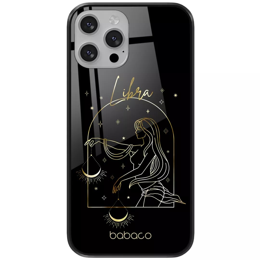 Babaco ERT GROUP mobile phone case for Apple Iphone 13 original and officially Licensed pattern Zodiac Woman 007 made of hardened glass, optimally adapted to the mobile phone, protective cover