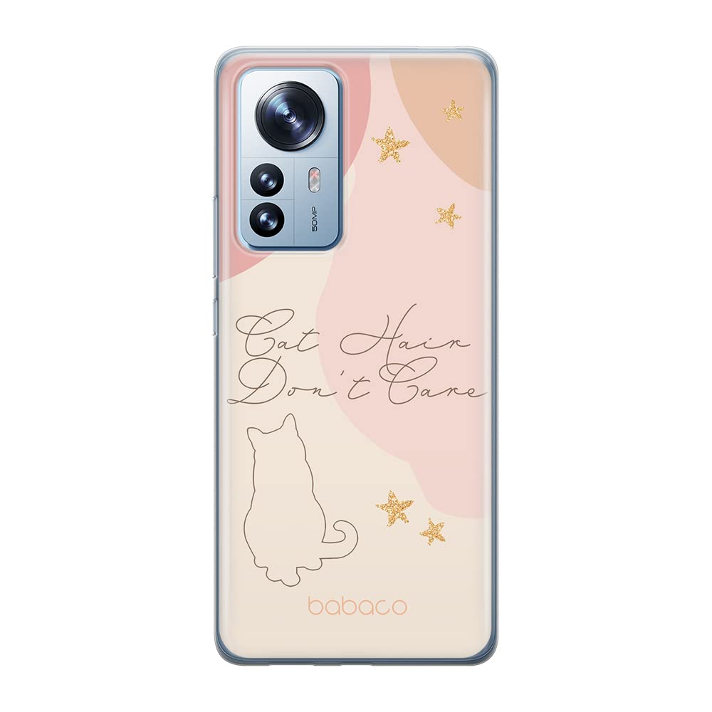 Babaco ERT GROUP mobile phone case for Xiaomi 12 / 12X original and officially Licensed pattern Cats 007 optimally adapted to the shape of the mobile phone, case made of TPU