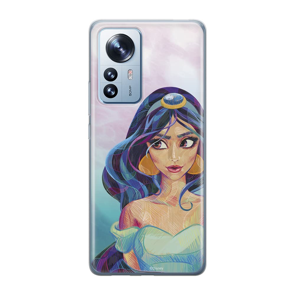 ERT GROUP mobile phone case for Xiaomi 12 / 12X original and officially Licensed Disney pattern Jasmine 002 optimally adapted to the shape of the mobile phone, case made of TPU