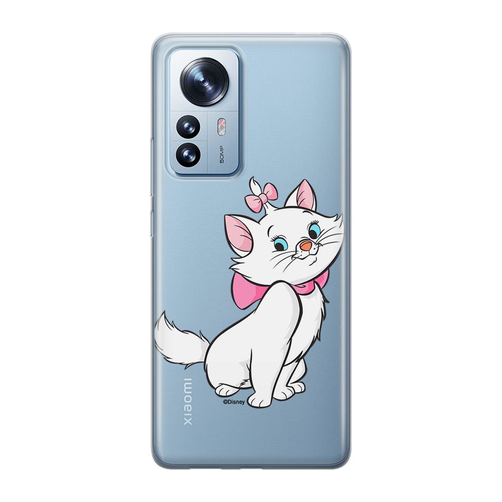 ERT GROUP mobile phone case for Xiaomi 12 PRO original and officially Licensed Disney pattern Marie 007 optimally adapted to the shape of the mobile phone, partially transparent