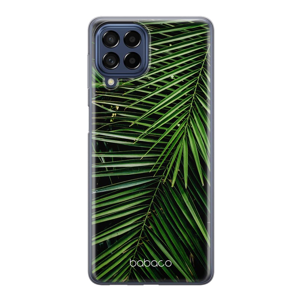 Babaco ERT GROUP mobile phone case for Samsung M53 5G original and officially Licensed pattern Plants 002 optimally adapted to the shape of the mobile phone, case made of TPU