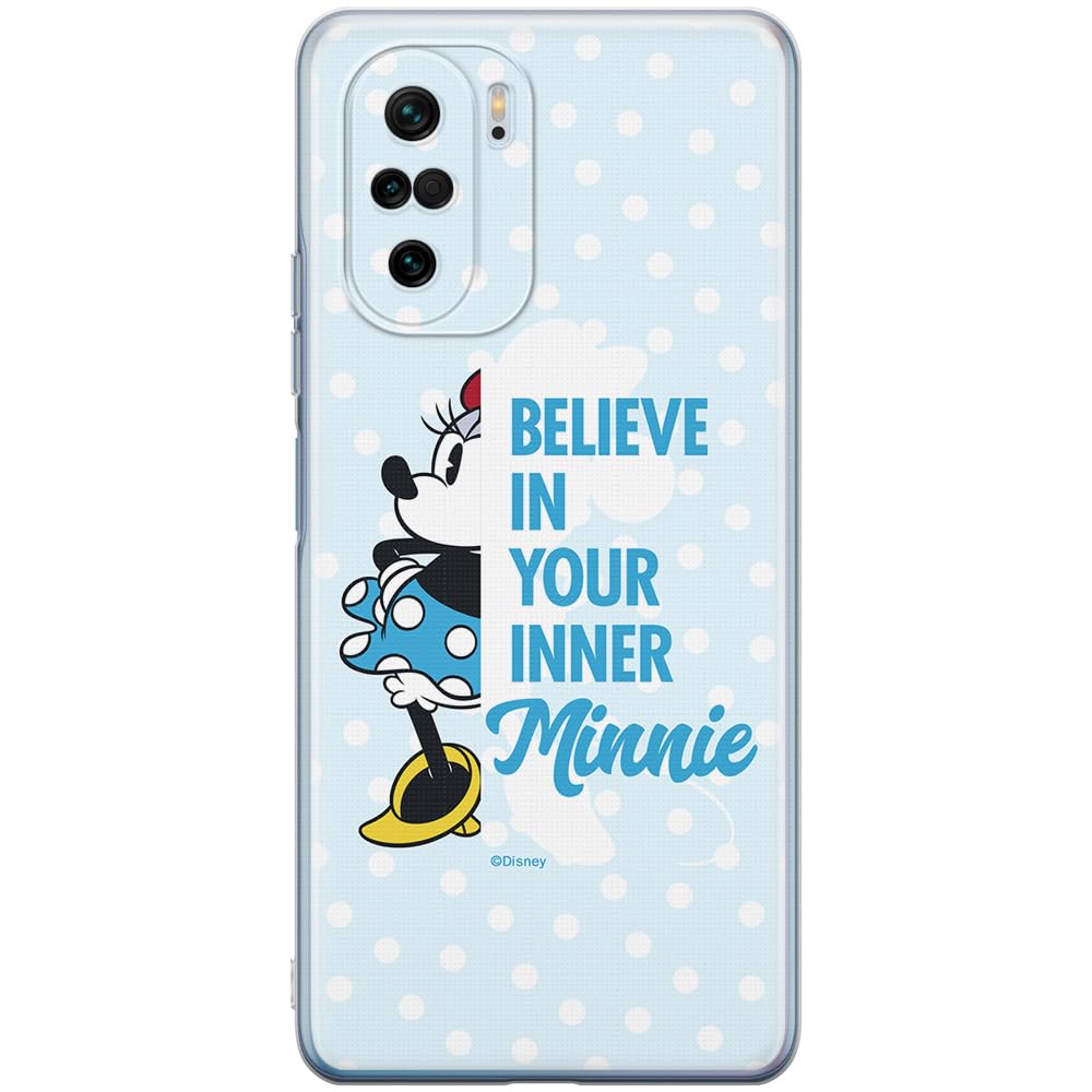 ERT GROUP mobile phone case for Xiaomi MI 11i/ REDMI K40/K40 PRO/POCO F3/ F3 PRO original and officially Licensed Disney pattern Minnie 047 adapted to the shape of the mobile phone, case made of TPU