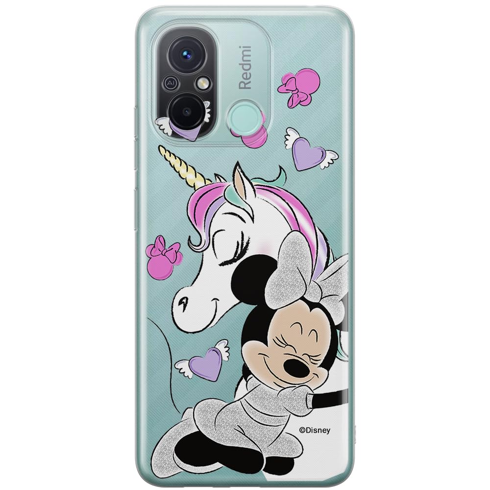 ERT GROUP mobile phone case for Xiaomi REDMI 12C/ REDMI 11A original and officially Licensed Disney pattern Minnie 036 optimally adapted to the shape of the mobile phone, partially transparent