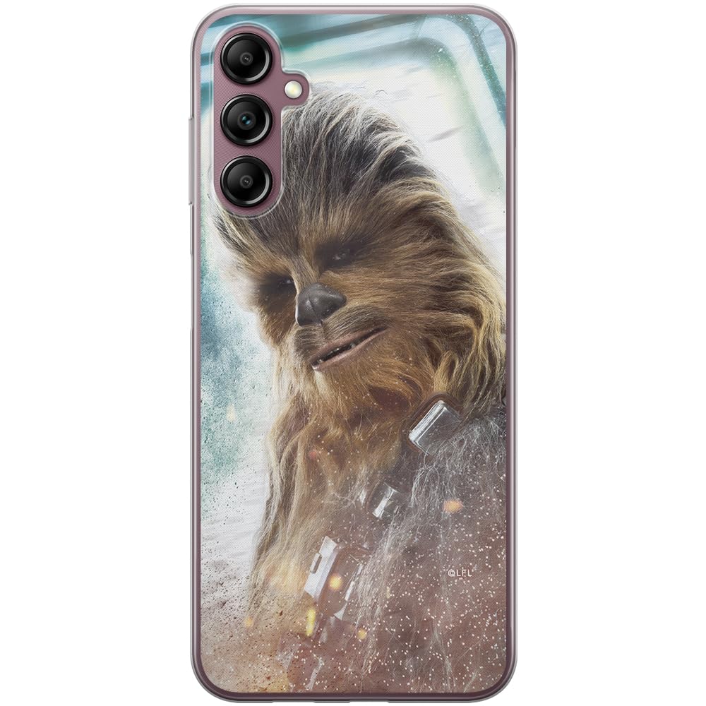ERT GROUP mobile phone case for Samsung A14 4G/5G original and officially Licensed Star Wars pattern Chewbacca 001 optimally adapted to the shape of the mobile phone, case made of TPU