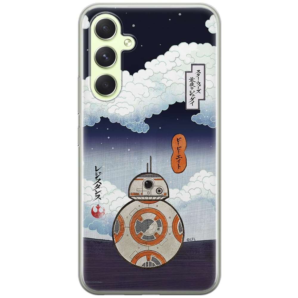 ERT GROUP mobile phone case for Samsung A54 5G original and officially Licensed Star Wars pattern BB 8 011 optimally adapted to the shape of the mobile phone, case made of TPU