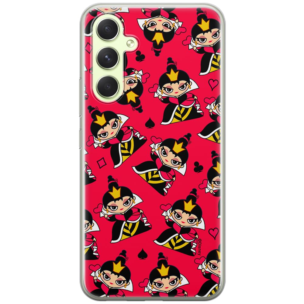 ERT GROUP mobile phone case for Samsung A54 5G original and officially Licensed Disney pattern Queen of Hearts 002 optimally adapted to the shape of the mobile phone, case made of TPU