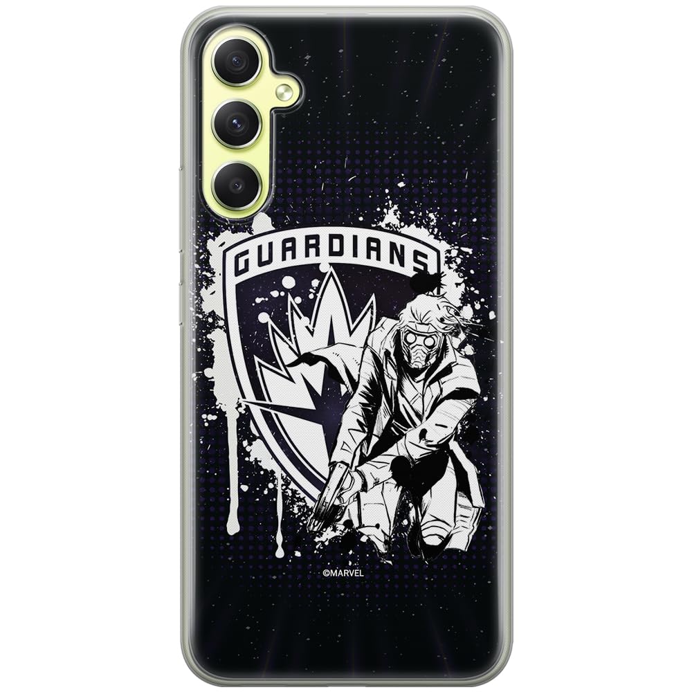 ERT GROUP mobile phone case for Samsung A34 5G original and officially Licensed Marvel pattern Star Lord 002 optimally adapted to the shape of the mobile phone, case made of TPU