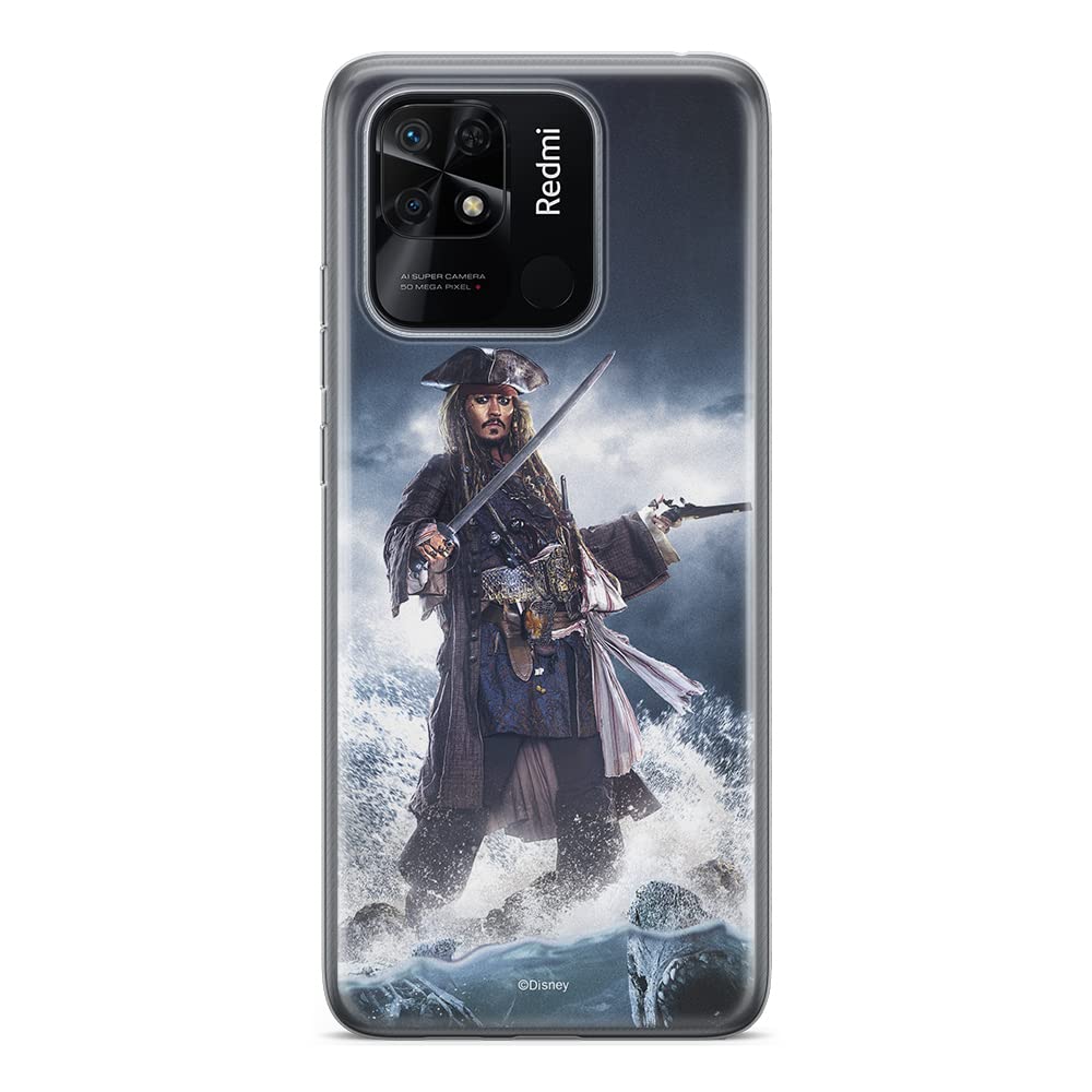 ERT GROUP mobile phone case for Xiaomi REDMI 10C original and officially Licensed Disney pattern Pirates of the Caribbean 002 optimally adapted to the shape of the mobile phone, case made of TPU