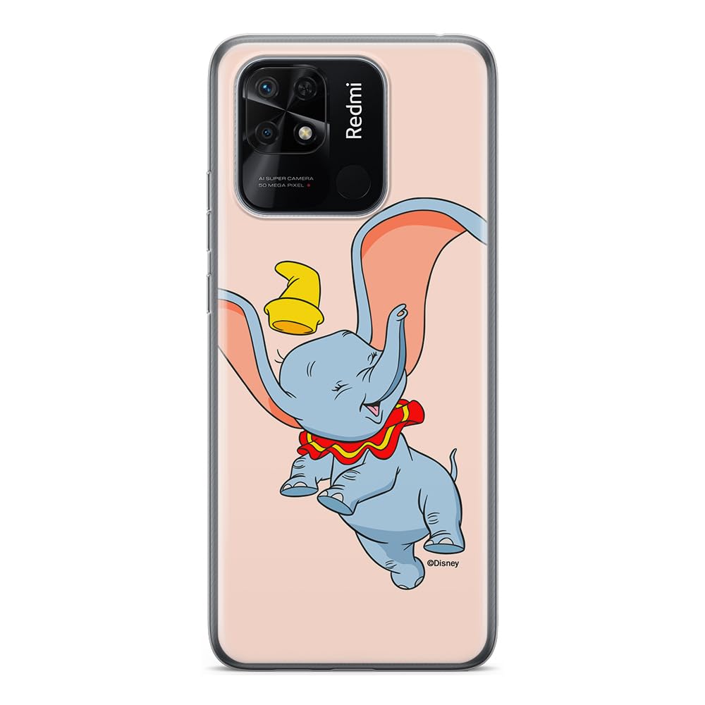 ERT GROUP mobile phone case for Xiaomi REDMI 10C original and officially Licensed Disney pattern Dumbo 015 optimally adapted to the shape of the mobile phone, case made of TPU