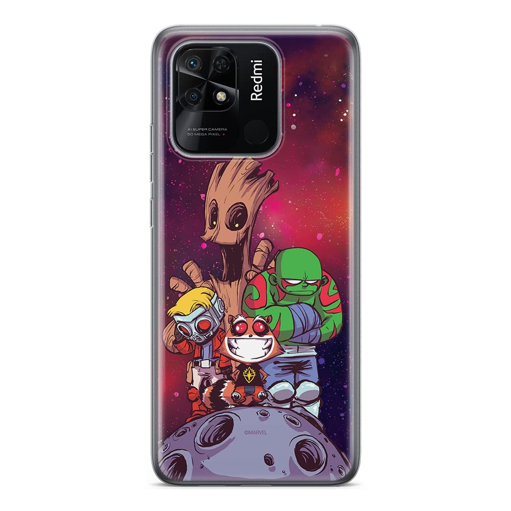ERT GROUP mobile phone case for Xiaomi REDMI 10C original and officially Licensed Marvel pattern Guardians of the Galaxy 017 optimally adapted to the shape of the mobile phone, case made of TPU